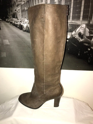 ENZO ANGIOLINI NWOB KARISSA BROWNISH GRAY WEATHERED LOOK BOOTS SIZE 11M