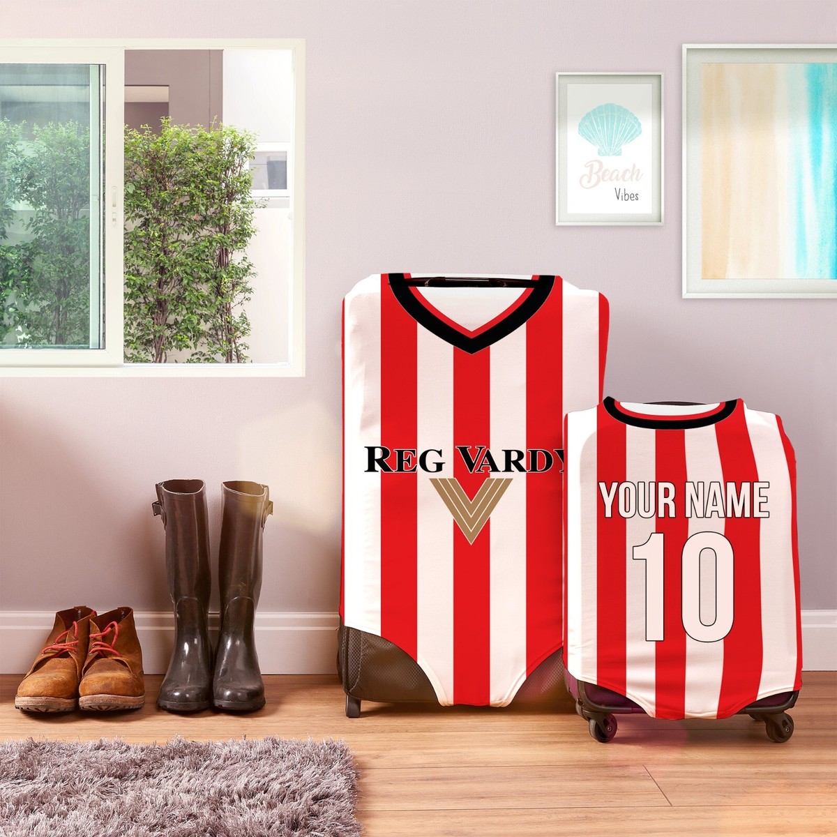 Sunderland -2001 Maison Chemise - Rétro Football Personnalisé Valise Bagage