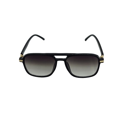 NEW Aviator sunglasses retro vintage black and grey gradient 2 toned gradient