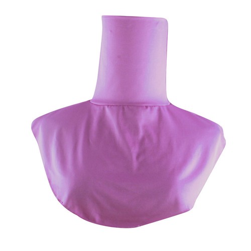 Modal Solid Color Women False Collar Tie Neck Chest Back Cover Shirt Blouse Tops - Picture 35 of 60