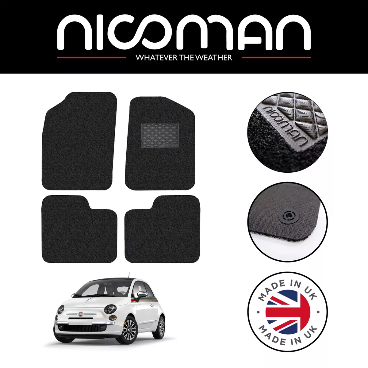 Genuine fiat 500 car mats outlet