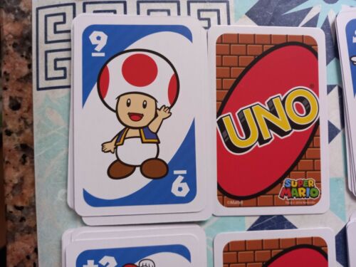 super mario bros bross uno card 12 trading cards - Bild 9 von 12