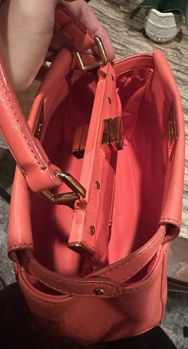 Fendi Peekaboo Mini Iconic Satchel. Napa Leather. Pink Coral - Picture 5 of 24