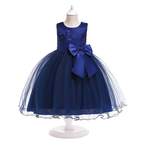 Formal Bow Tutu Girl Summer Princess Dress Christmas Clothes Kids Party