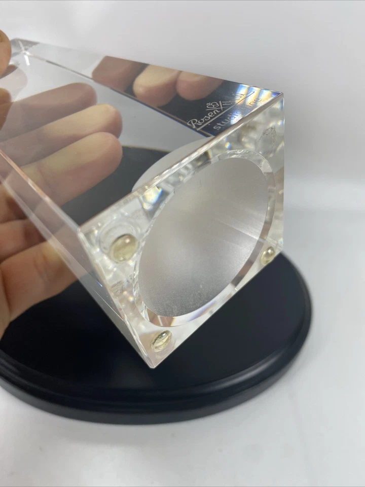 Rosenthal Studio Line Blockglas Glatt Leuchter 6’’ - Image 3 of 4