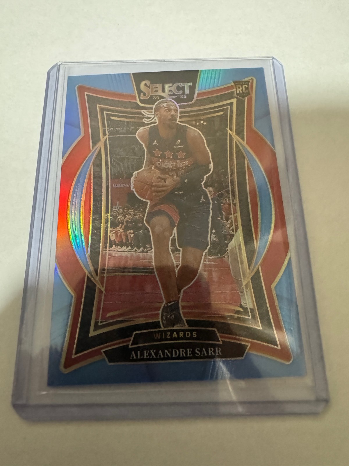 2024-25 Panini Select Alexandre Sarr Rookie Light Blue Prizm Concourse /299