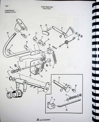 Catálogo manual de piezas de tractor Allis Chalmers 7000 SN# 0-8000 - Imagen 7 de 12
