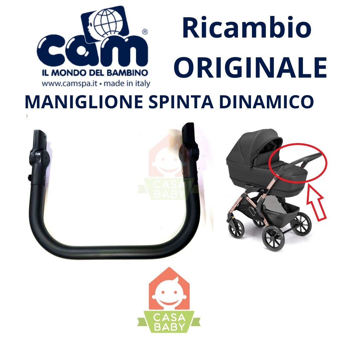 Maniglione Passeggino Cam Dinamico Rover e Dinamico Smart Ricambio Originale Ner