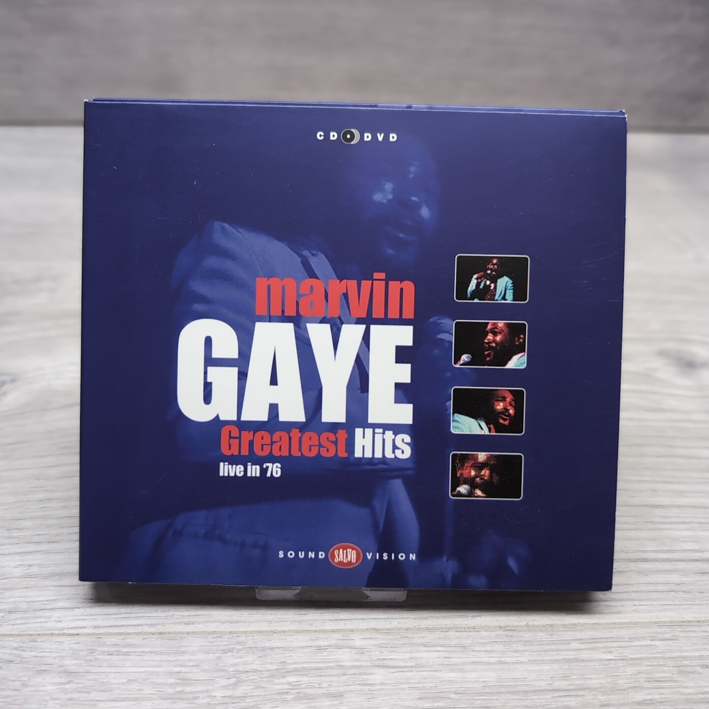 Marvin Gaye - Greatest Hits Live In '76 - CD Album + DVD - 2014 SALVO - VG Con