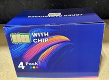 4-Pack 210A 210X Toner With Chip For HP Color LaserJet Pro MFP 4301fdw 4201dw
