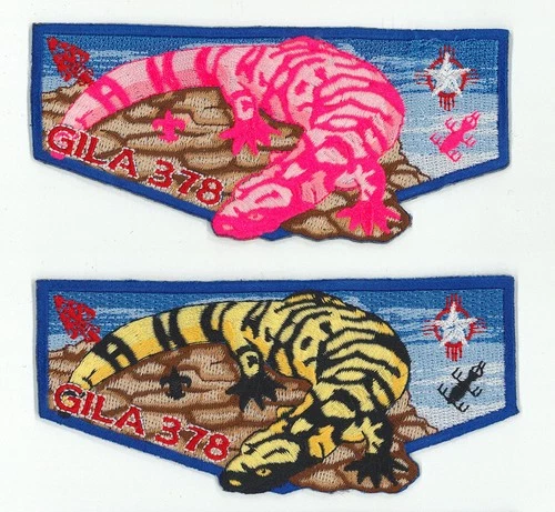 USA BOY SCOUTS OF AMERICA - ORDER OF ARROW OA GILA LODGE 378 SCOUT FLAP PATCH