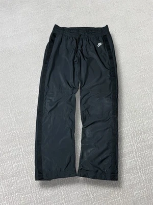 Nike Track Pants Women Size 8-10 Black Logo Designer Y2K Streetwear Vintage 90s - Image 1 of 4