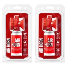 2 Pack 1.4oz Boat Air Horn for Safety, Loud Marine Air Horns Can, Mini Small ...