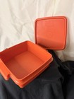 Tupperware Orange Square Plastic Food Storage Container 1362 27 — photo 4