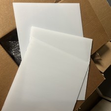 Polycarbonate Clear Plastic Sheet 1/4" 6mm 12" x 12" 3-Pack 