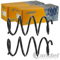 2X Spidan Fahrwerksfedern Vorne Passend FÜR Skoda Octavia Superb VW Golf Passat