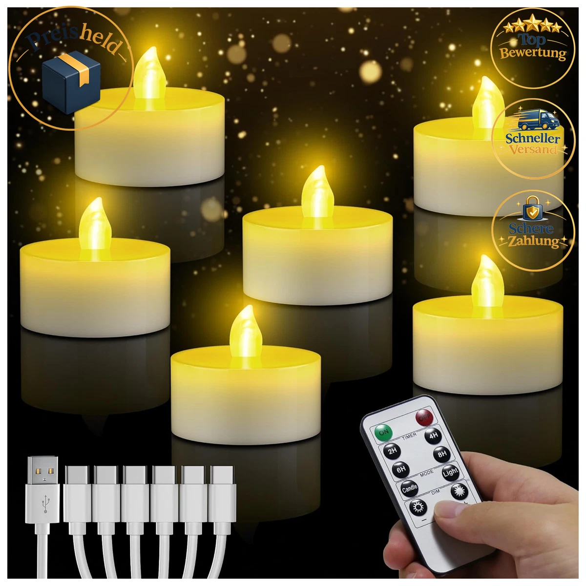 Aufladbare Led Kerzen online kaufen