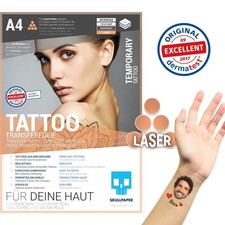 SKULLPAPER  Tattoo-Transferfolie - A4 - 4 Bla...
