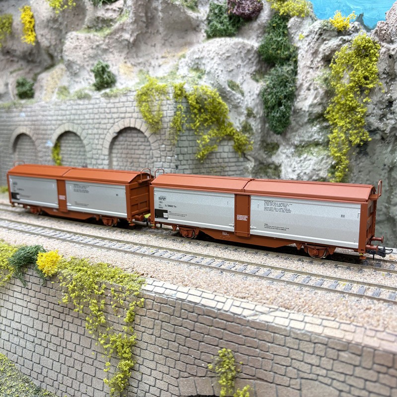 Wagons marchandises SJ type Teu ROCO 66 pour animer les gares de triage de l'époque IV