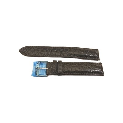 Jacques Lemans Genuine Alligator Watch Strap Band Dark Brown 18mm