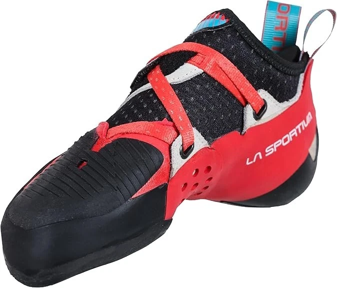 La Sportiva Women's Solution Comp Climbing Shoes - Hibiscus/Malibu Blue - Image 4 of 4
