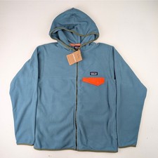 Patagonia Kids XL 14 Micro Snap T Fleece Jacket - Wetland Blue