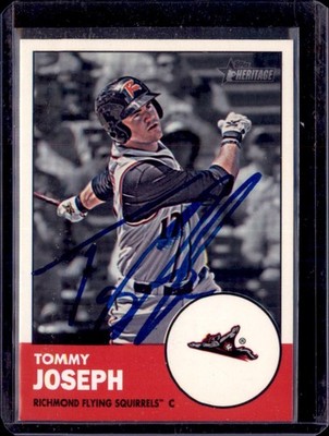 2012  Topps Heritage  #141 Richmond Tommy Joseph Auto/ Signed IP