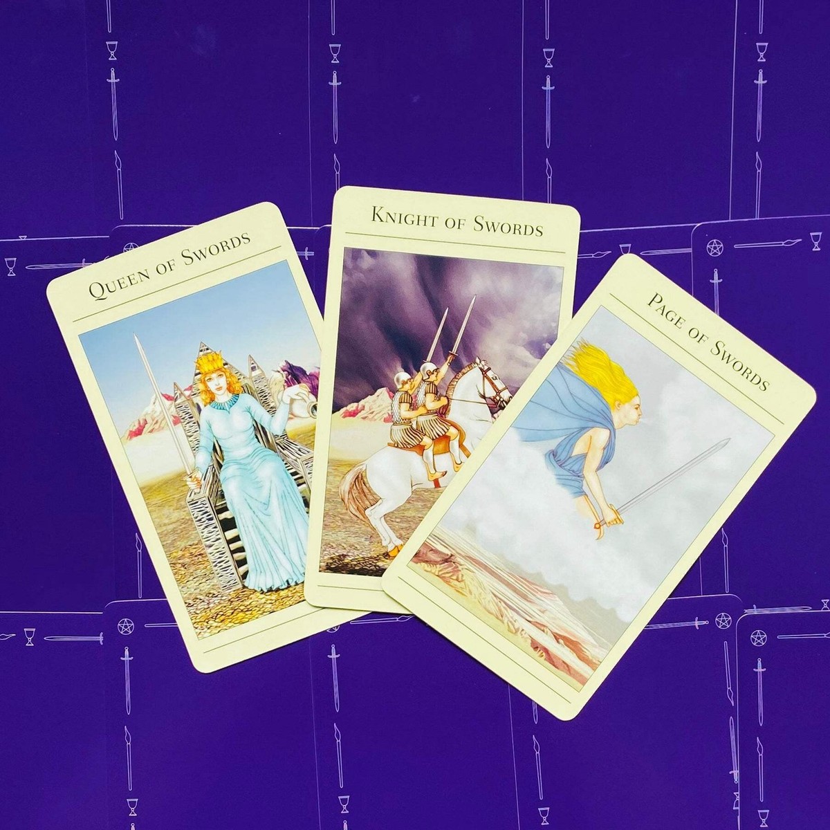 ☆絶版希少☆THE MYTHIC TAROT The Mythic Tarot 14 Swords Replacement Cards Sharman-Burke