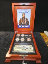 Danbury Mint Tuskegee Airmen Commemorative Coin & Currency Set 