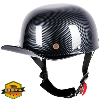 Yesmotor Retro Baseball Helmet Cap Unisex Adult DOT Approved