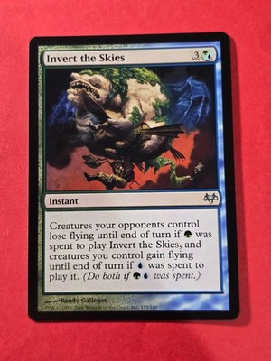2008 Magic The Gathering Eventide #155 Invert the Skies, UC, NF, cd2