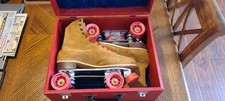 Vintage 1980s Roller Skates "Sure Grip - Century" - Men's size 12 - with Case