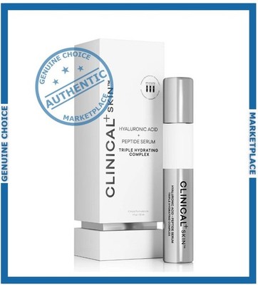 CLINICAL+ SKIN Hyaluronic Acid + Peptide Serum 1 oz Clinical Skin