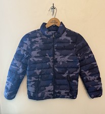 Polo Ralph Lauren Youth Medium Blue Puffer Hooded Insulated Performance Jacket