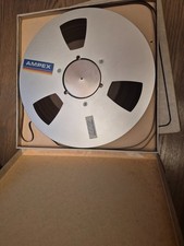 AMPEX 407 10.5" METAL REEL WITH TAPE - ORIGINAL BOX - PRE-RECORDED