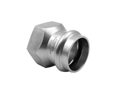 Connect Inox Edelstahl Pressfitting Übergangsstück 18 x 3/4''IG