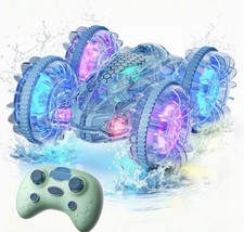 Tokky Remote Control Stunt Car Waterproof Four Wheel 360 Degree USB Charging New