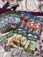 16x Disney Lorcana TCG Sealed Packs Archazia's Island, Azurite Sea,S skies LOT