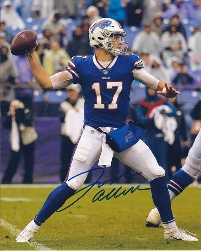 JOSH ALLEN BUFFALO BILLS SIGNED AUTOGRAPH 8X10 PHOTO
