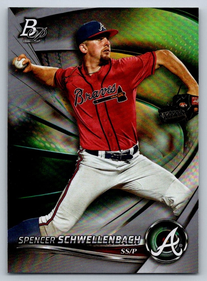 2022 Bowman Platinum - Spencer Schwellenbach #TOP-81 - Atlanta Braves 