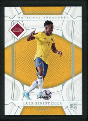 2022 LUIS SINISTERRA 14/99 PANINI NATIONAL TREASURES FIFA ROAD TO WORLD CUP RC