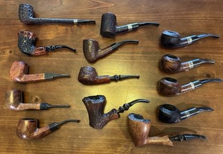 GRANDE LOTTO DI 14 PIPE IMMOBILIARI BEN WADE SAVINELLI PETERSON NORDING ecc.