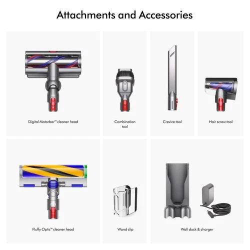 Dyson V15 Detect | Yellow/Nickel | Refurbished image 9