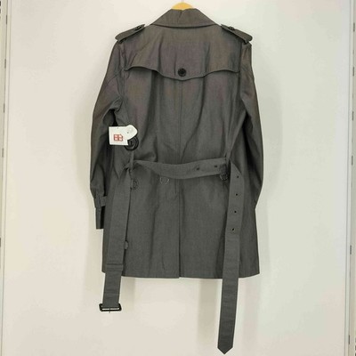 BURBERRY Black Label Trench Coat Size US S Gray Nova check Liner