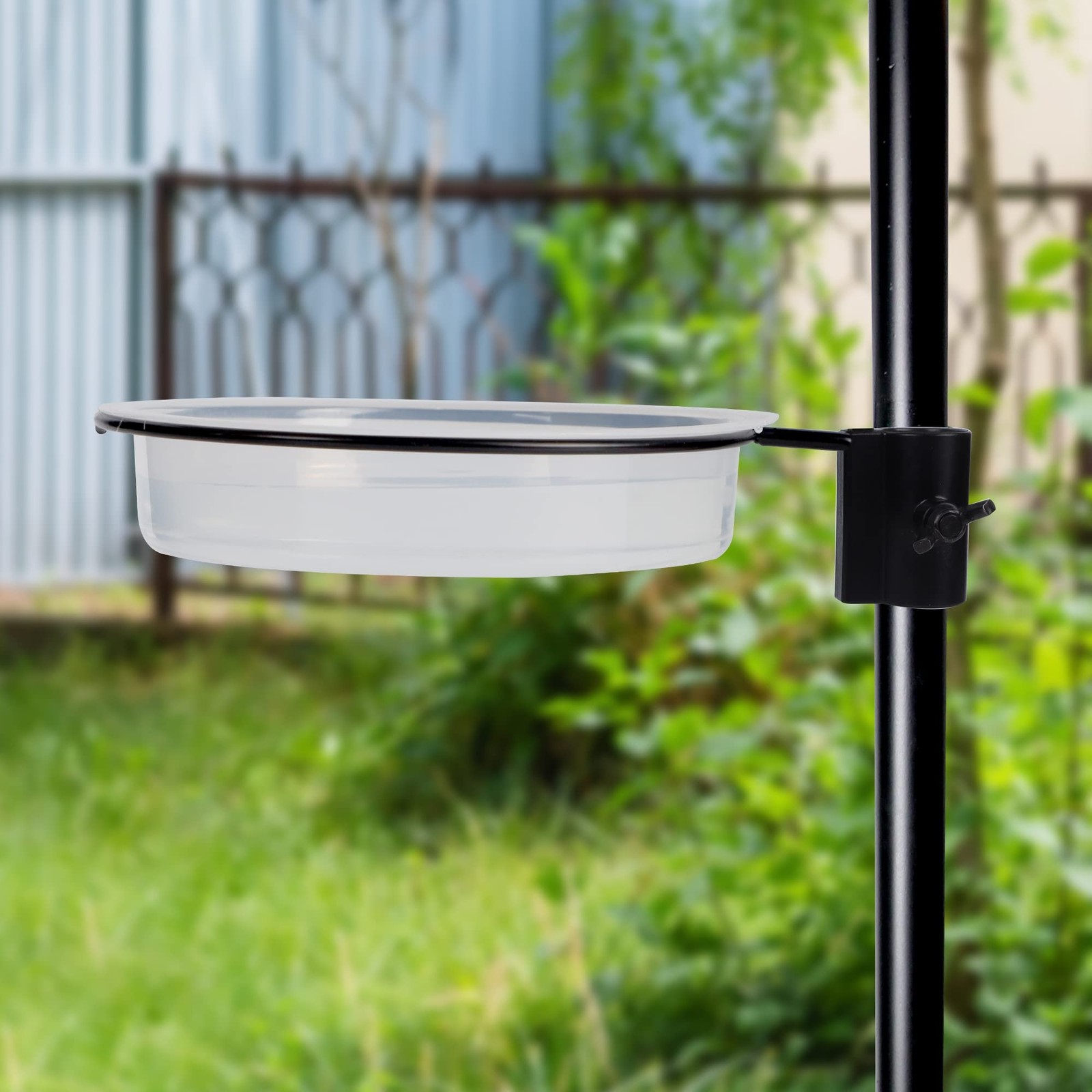 Bird Feeding Station Kit 90"x23" Feeder Pole Planter Hanger Multi Feeder