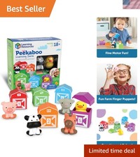 Educational Peekaboo Learning Farm Toy Set - Perfect for Toddler Play 