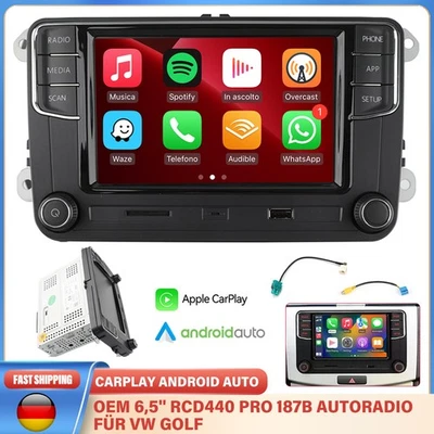 NONAME Carplay Android Auto RCD440 RCD360 3 RCD330 Autoradio Rear USB Für VW CC - Bild 1 von 4