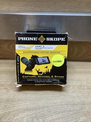 Smart Phone Optics Adapter. Phone Skope C3-DB80-A Diamondback 80 Part 2
