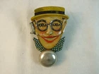 RARE ANTIQUE 1920 GERMAN TINPLATE LITHO-PRINTED HAROLD LLOYD FRICTION BELL TOY