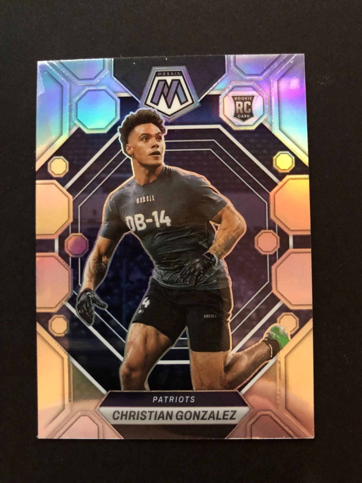 2023 Panini Mosaic #300 Christian Gonzalez Silver